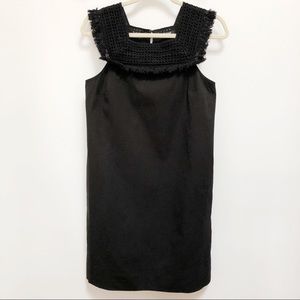 Black Madewell Dress with Neckline Detail